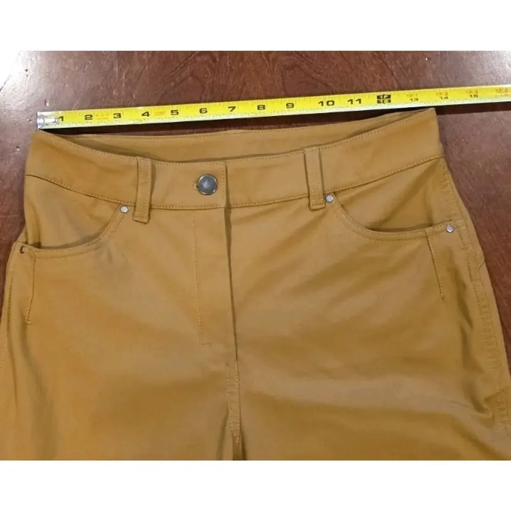 Lululemon Warpstreme City Sleek Burnt Orange 5 Pocket 7/8 Pant Size 6 LW5CZIS
